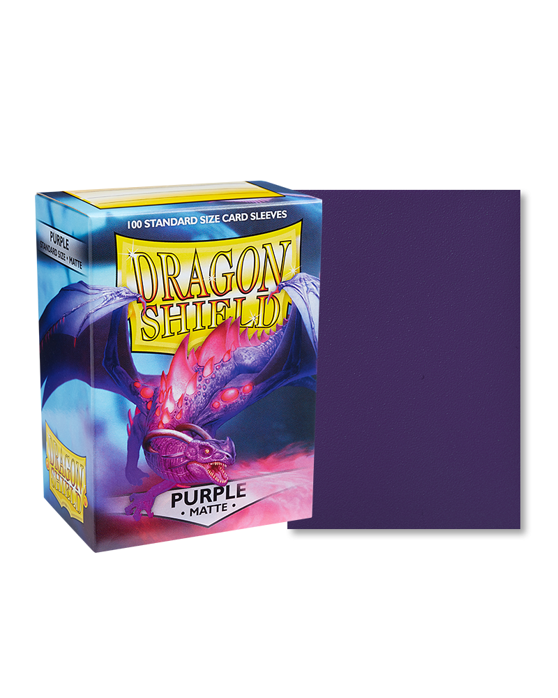Deck Sleeves - Dragon Shield - Matte - Purple (100 ct.) | Jersey's Cards & Comics Deck Sleeves - Dragon Shield - Matte - Purple (100 ct.) | Jersey's Cards & Comics