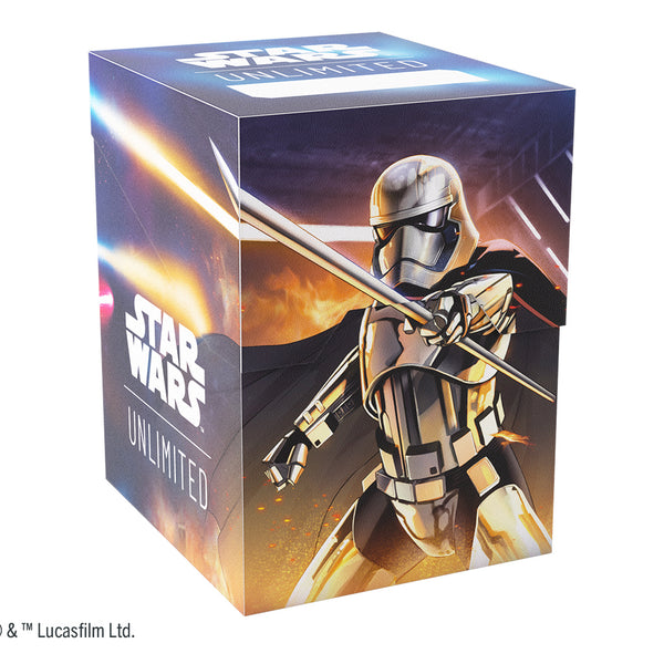 Deck Box - Gamegenic - Star Wars: Unlimited - Soft Crate - Captain Phasma/Stormtrooper