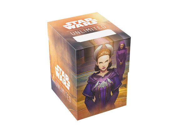 Deck Box - Gamegenic - Star Wars: Unlimited - Soft Crate - Palpatine/Padme Amidala