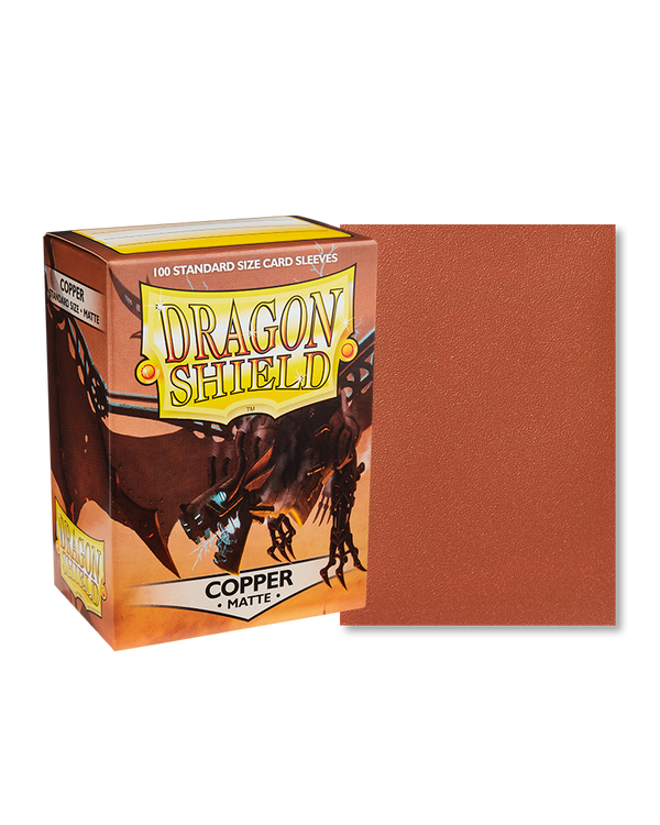 Deck Sleeves - Dragon Shield - Matte - Copper (100 ct.)
