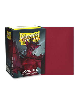 Deck Sleeves - Dragon Shield - Matte - Blood Red (100 ct.)