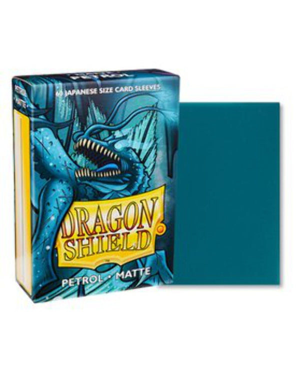 Deck Sleeves (Small) - Dragon Shield - Japanese - Matte - Petrol (60 ct.)
