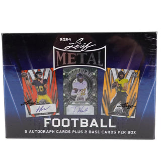 2024 Leaf Metal Draft Football Hobby Box
