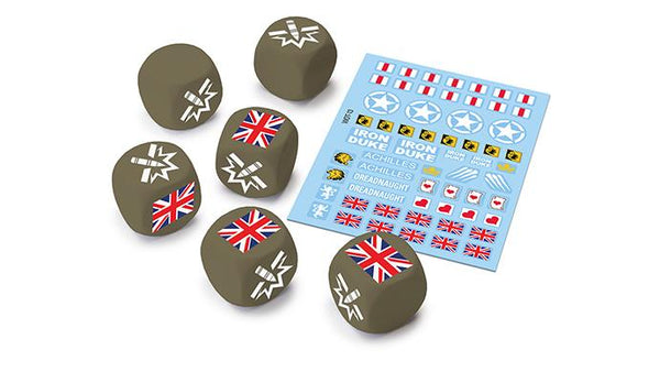 World of Tanks - British Upgrade Pack Dice (6) & Decal (1)