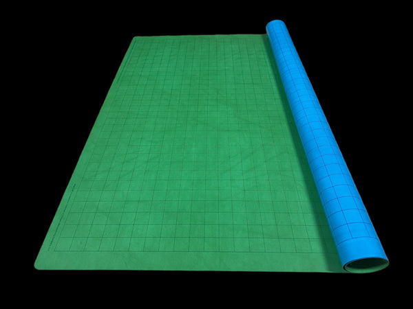 Gaming Mat - Chessex - Double-Sided - Megamat - Blue/Green Squares (34.5" x 48")