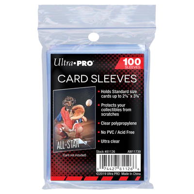 Ultra Pro - Card Storage - Soft Sleeves - Standard Card Storage - Penny Sleeves (100 ct.)