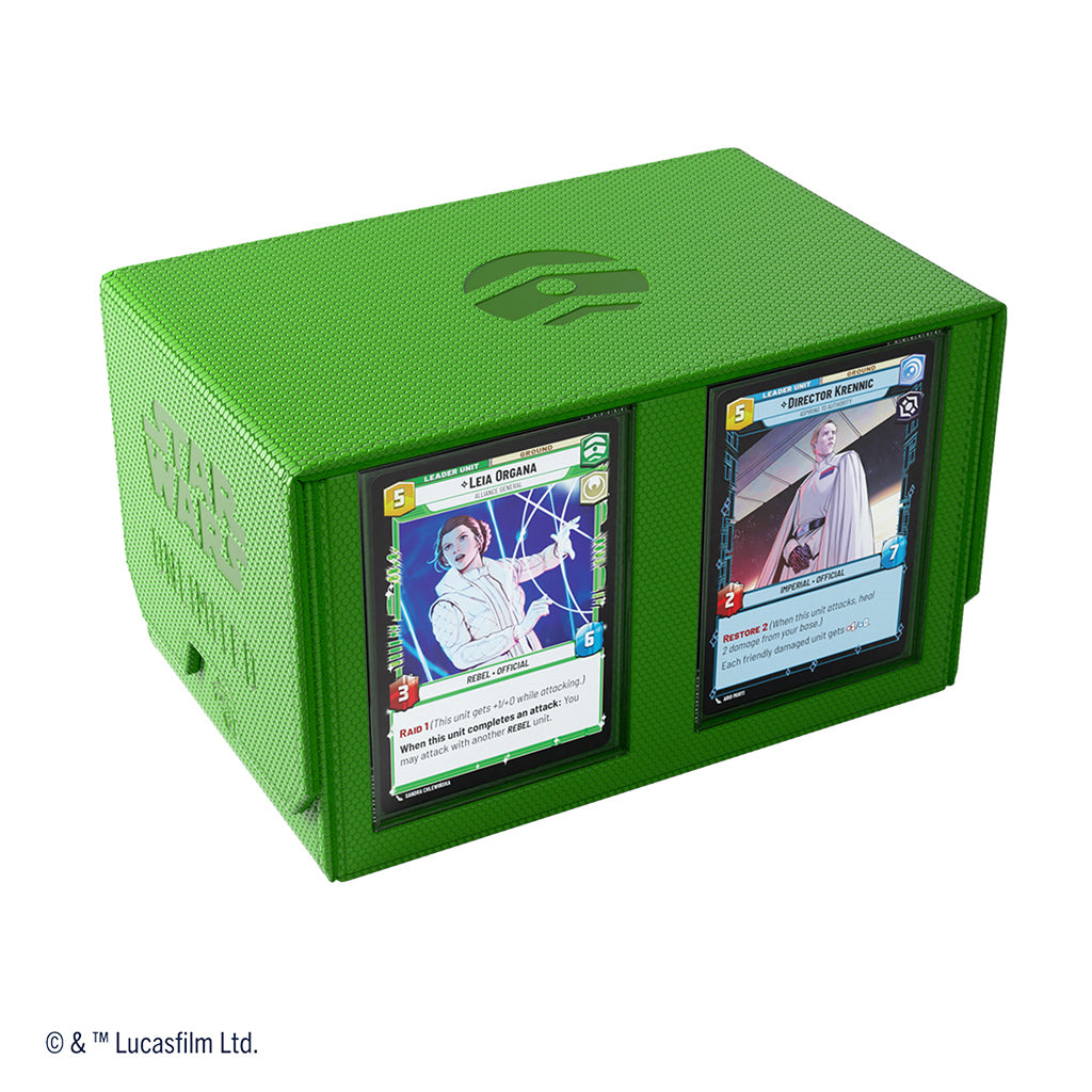 Deck Box Gamegenic Star Wars Unlimited Double Deck Pod Green