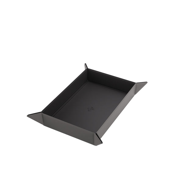 Dice Tray - Gamegenic - Magnetic Rectangular - Black/Gray