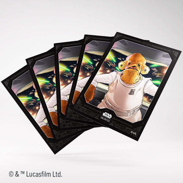 Deck Sleeves - Gamegenic - Star Wars: Unlimited TCG - Art Sleeves - Admiral Ackbar