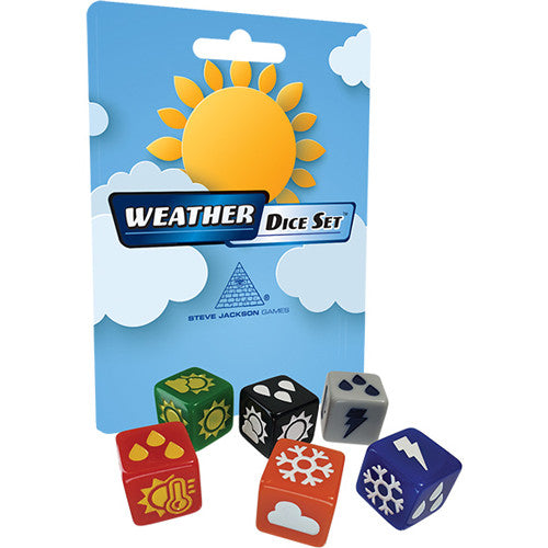 Dice - Steve Jackson Games - D6 Set (6 ct.) - 16mm - Weather
