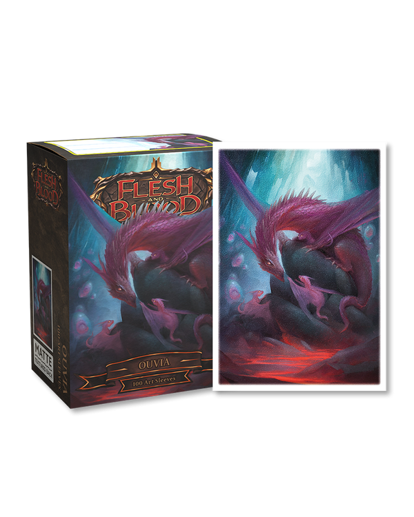 Deck Sleeves - Dragon Shield - Art - Matte - Flesh & Blood - Ouvia (100 ct.)