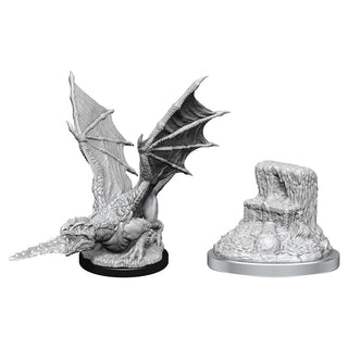 D&D - Nolzur's Marvelous Unpainted Miniatures - White Dragon Wyrmling