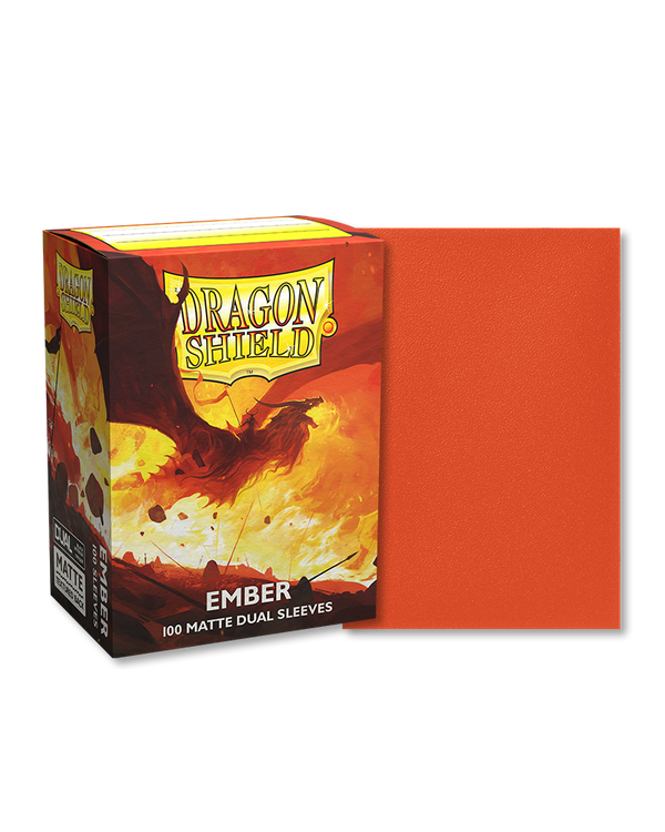 Deck Sleeves - Dragon Shield - Matte Dual - Ember (100 ct.)