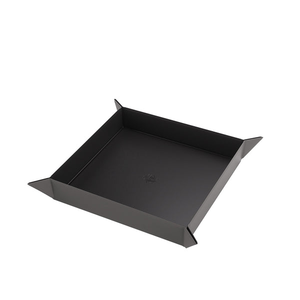 Dice Tray - Gamegenic - Magnetic Square - Black/Gray