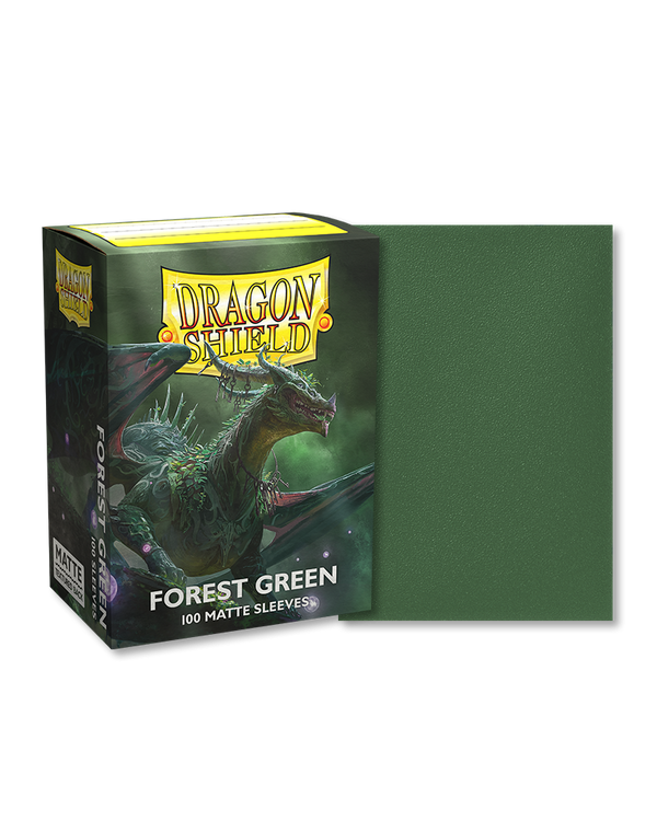 Deck Sleeves - Dragon Shield - Matte - Forest Green (100 ct.)