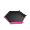 Dice Tray - Gamegenic - Magnetic Hexagonal - Black/Pink