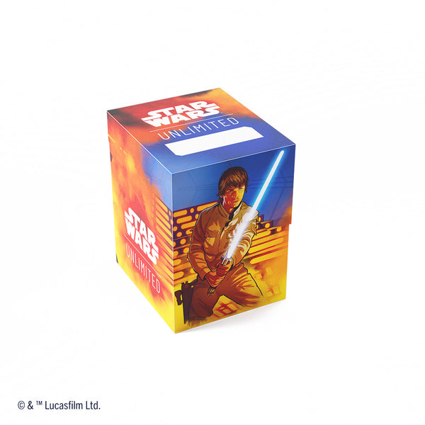 Deck Box - Gamegenic - Star Wars: Unlimited - Soft Crate - Luke/Vader