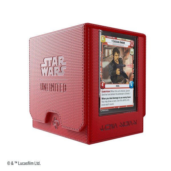 Deck Box - Gamegenic - Star Wars: Unlimited - Twin Suns Deck Pod - Red