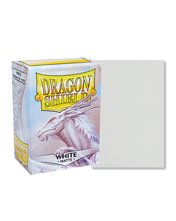 Deck Sleeves - Dragon Shield - Matte - White (100 ct.)