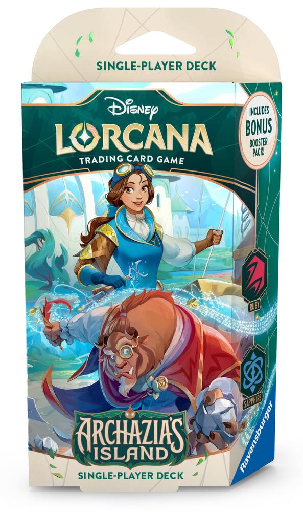 Disney Lorcana TCG - Archazia's Island Starter Deck - Ruby & Sapphire