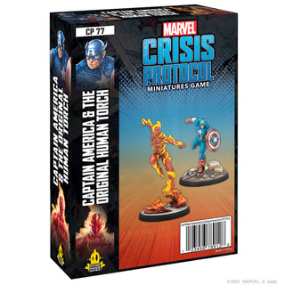 Marvel Crisis Protocol - Captain America & The Original Human Torch Character Pack