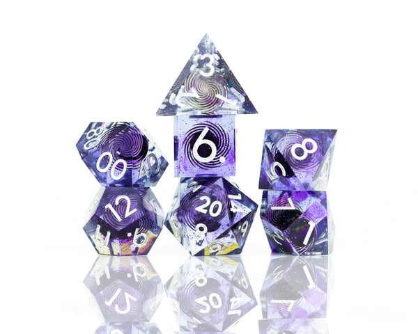 Dice - Sirius - Polyhedral RPG Set (7 ct.) - 16mm - Sharp Midnight