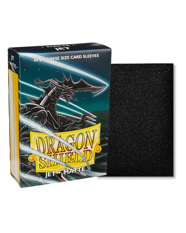 Deck Sleeves (Small) - Dragon Shield - Japanese - Matte - Jet (60 ct.)