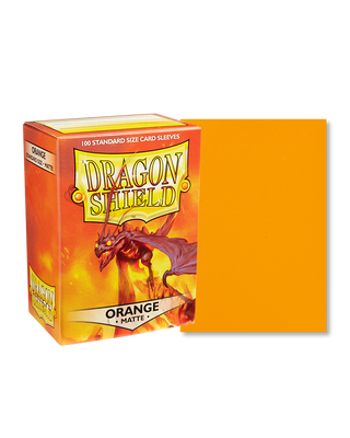 Deck Sleeves - Dragon Shield - Matte - Orange (100 ct.)