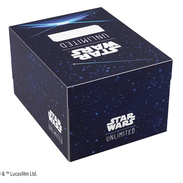 Deck Box - Gamegenic - Star Wars: Unlimited - Twin Suns Soft Crate - Card Back Blue