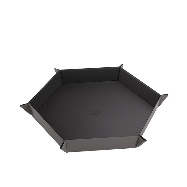 Dice Tray - Gamegenic - Magnetic Hexagonal - Black/Gray