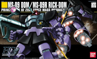 Bandai Spirits - Mobile Suit Gundam - HG Universal Century MS-09 DOM/MS-09R RICK-DOM 1/144 Model Kit
