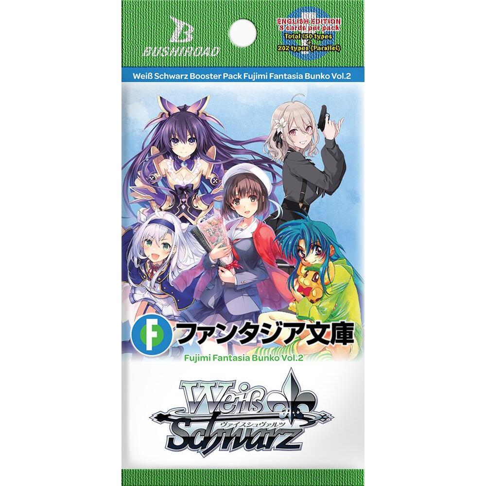 fujimi fantasia bunko vol 2 booster box Weiss Schwarz TCG - Vol. Pack Style:Pack of Two Azur Lane Vol. 2 and 30 types of Magic the Gathering Trading
