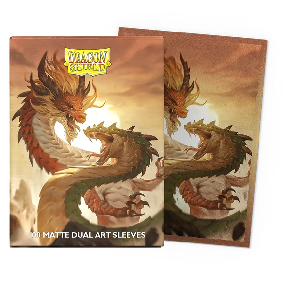 Deck Sleeves (Small) - Dragon Shield - Art - Matt Dual - Japanese - Wood Snake 2025 (60 ct.)