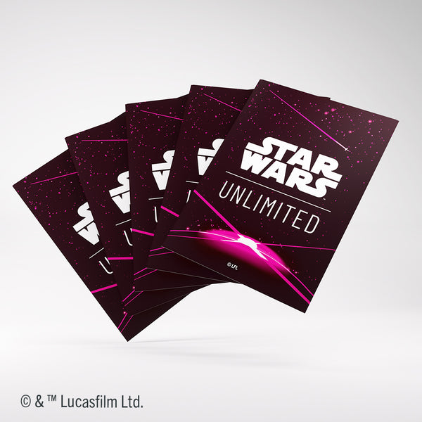 Deck Sleeves - Gamegenic - Star Wars: Unlimited TCG - Art Sleeves - Card Back Magenta