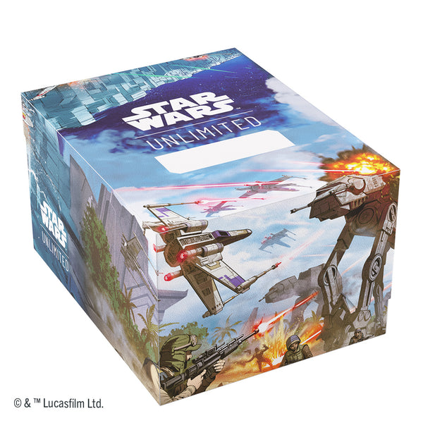 Deck Box - Gamegenic - Star Wars: Unlimited - Twin Suns Soft Crate - Battle of Scarif