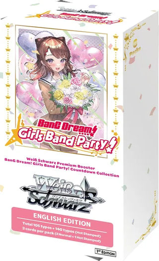 Weiss Schwarz TCG - Bang Dream! Girls Band Party! Countdown Collection Premium Booster Display Box