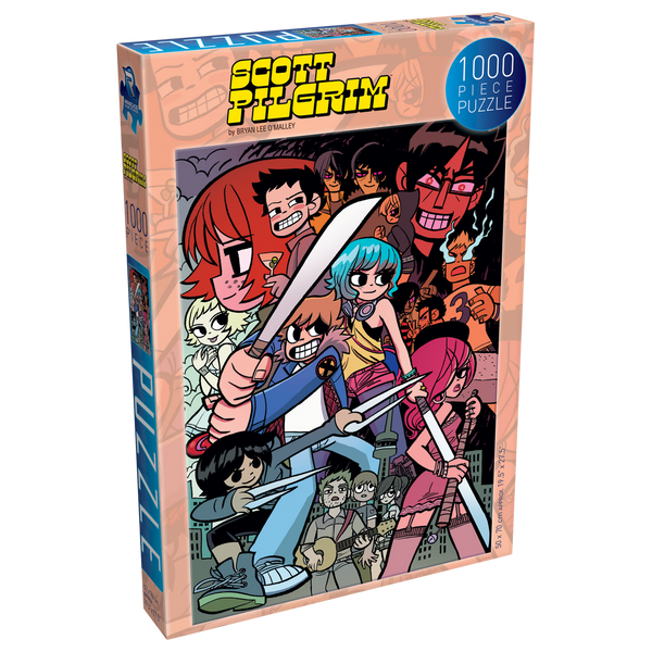 Scott Pilgrim Puzzle Series - No. 4 Colorful Collage - Jigsaw Puzzle (1000 Pcs.)