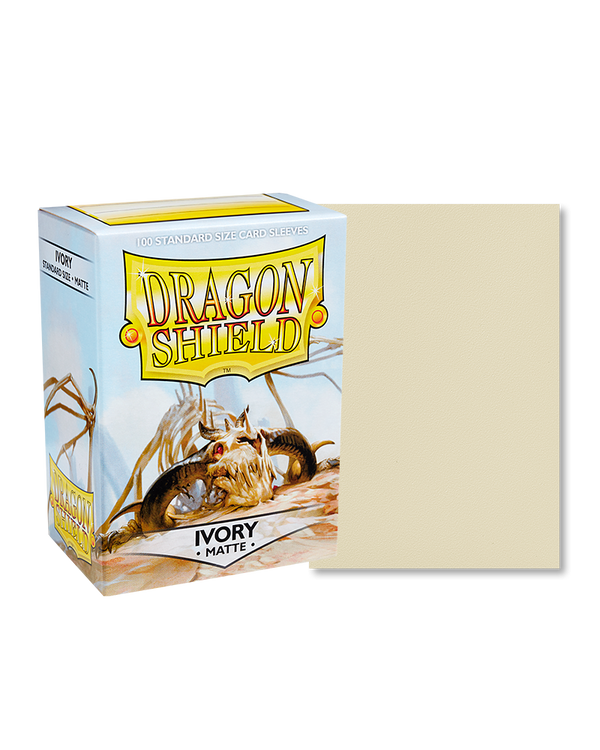 Deck Sleeves - Dragon Shield - Matte - Ivory (100 ct.)