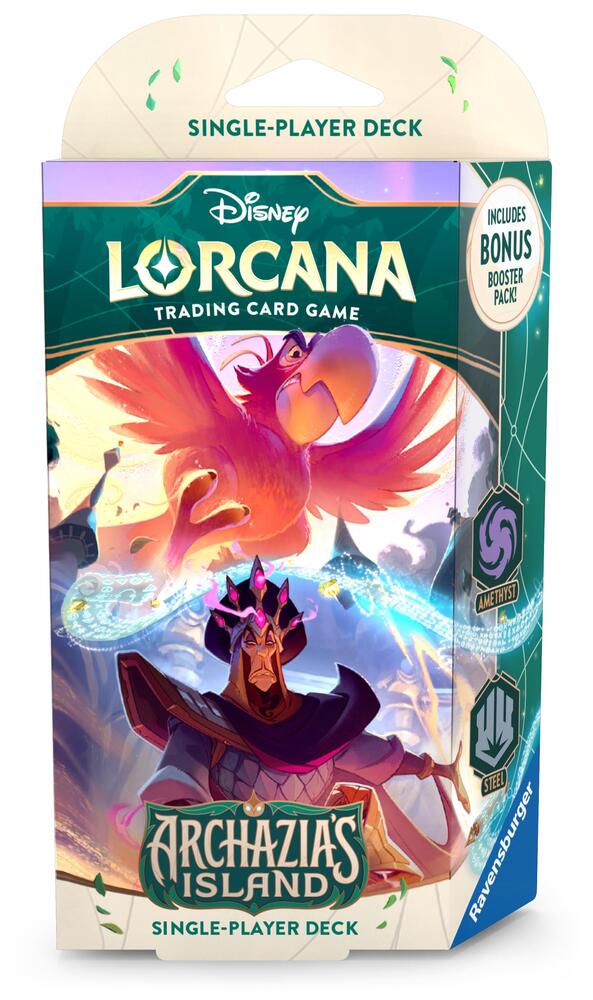 Disney Lorcana TCG - Archazia's Island Starter Deck - Amethyst & Steel