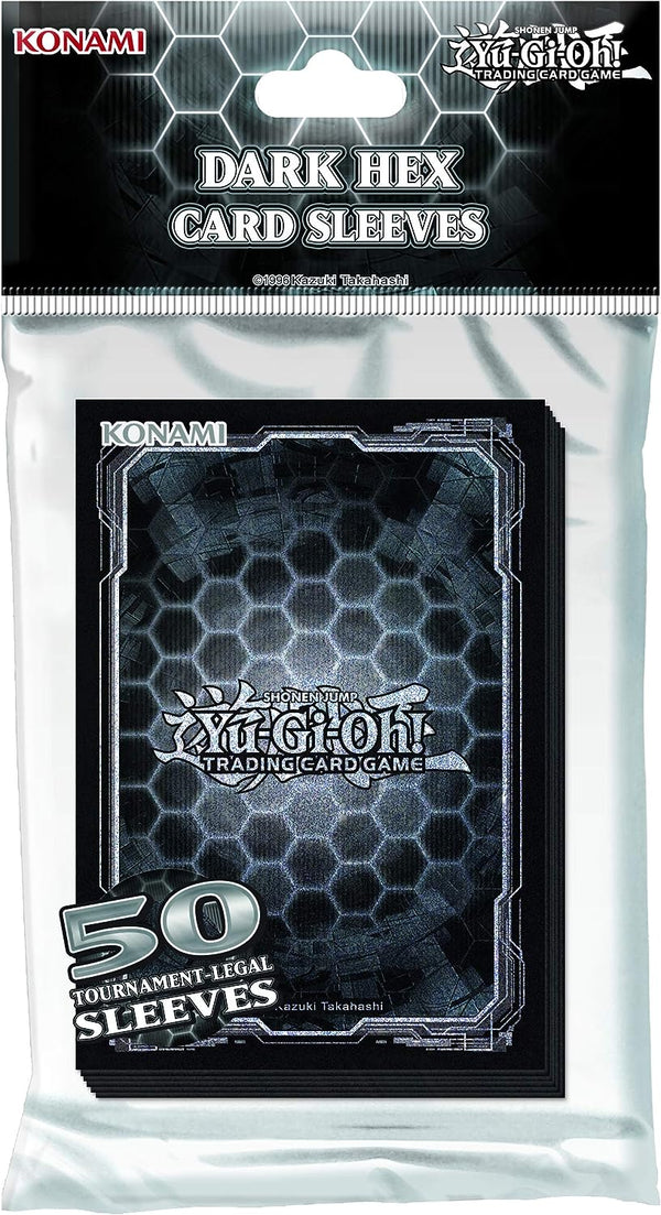 Deck Sleeves (Small) - Konami - Yu-Gi-Oh! - Dark Hex (50ct.)