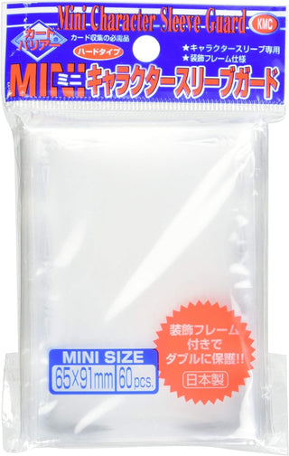 Deck Sleeve Covers (Small) - KMC Character Guard - Mini - Clear w/ Silver Scroll (60 ct.)