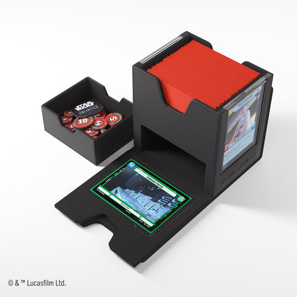 Deck Box - Gamegenic - Star Wars: Unlimited - Twin Suns Deck Pod - Black