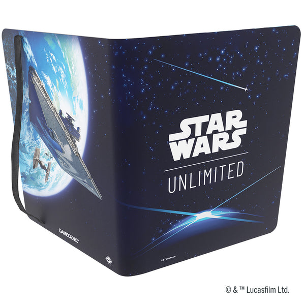 Binder - Gamegenic - 18-Pocket Casual Album - Star Wars: Unlimited - Card Back Blue