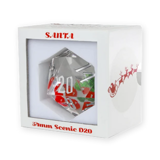 Dice - Sirius - 20-Sided (1 ct.) - 54mm - Scenic - Santa