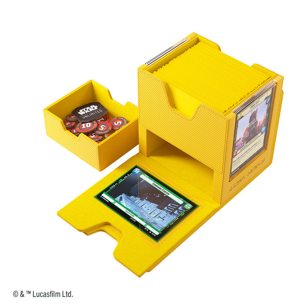 Deck Box - Gamegenic - Star Wars: Unlimited - Twin Suns Deck Pod - Yellow