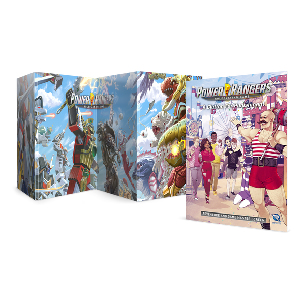 Power Rangers RPG - A Glutton for Punishment Adventure Book & GM Screen