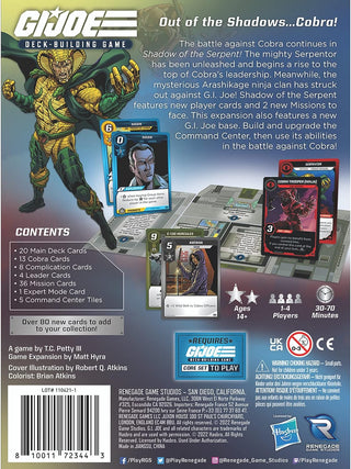 G.I. Joe Deck-Building Game - Shadow of the Serpent Expansion