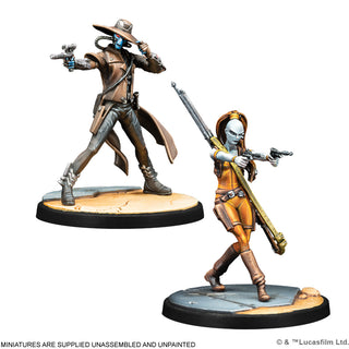 Star Wars Shatterpoint - Fistful of Credits Squad Pack - Cad Bane - Aurra Sing - Bounty Hunters