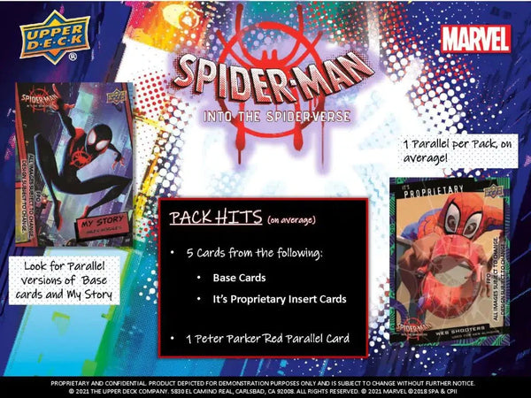 2022 Upper Deck Spider-Man: Into The Spider-Verse Hobby Box
