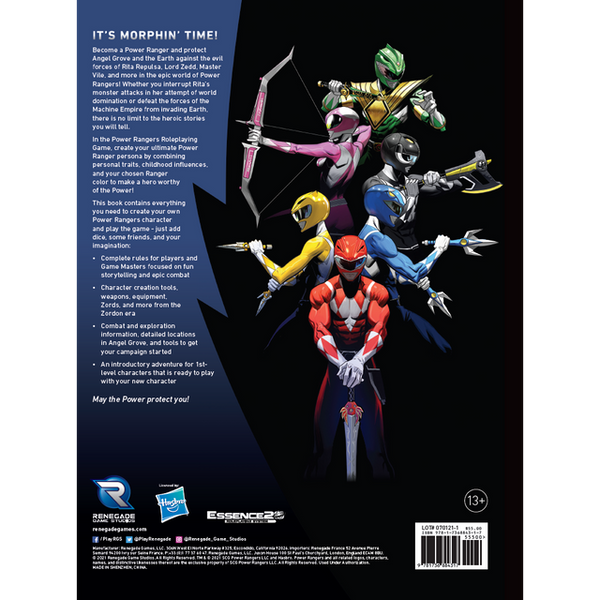 Power Rangers RPG - Core Rulebook